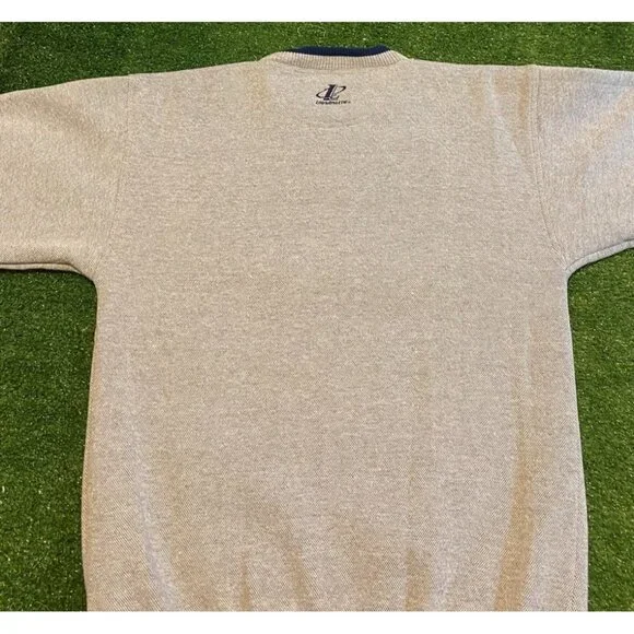 Michigan Wolverines sweatshirt mens medium gray vintage logo athletic 1990s 39 - Picture 8 of 12